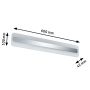 Oprawa ścienna LUKIDA LED nad lustro 9W 650lm 600mm IP44 230V chrom / biały - 5