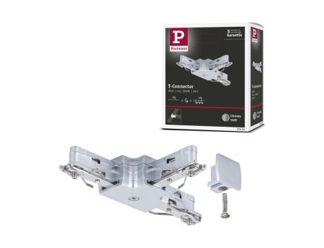 Łącznik szynowy T URail system 230V chrom matowy / metal - 6