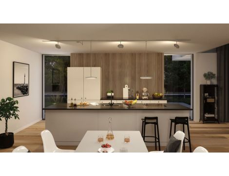 Przewód zasilający URail System 1m max.1000W 230V chrom mat /  tworzywo sztuczne - 3