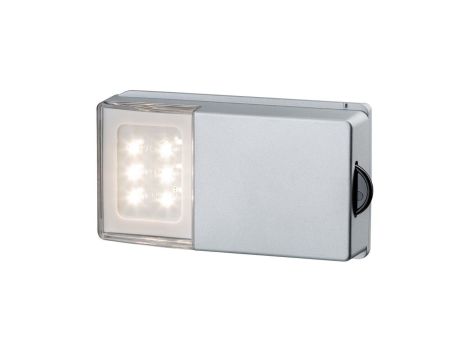Lampka meblowa do szaf przesuwnych SNAP LED 25lm 2700K 4xAAA srebrny / tworzywo sztuczne - 2