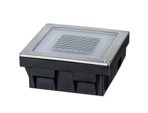 Oprawa wpuszczana CUBE LED solar 3.6lm 100x100mm 2700K  IP67 stal nierdzewna / poliwęglan - image 2
