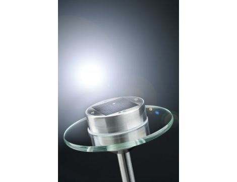 Oprawa ogrodowa solarna UFO LED 3000K 1x0,2W IP44 stal 1,2V stal nierdzewana / szkło - 5