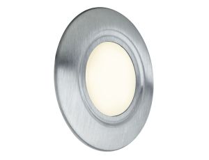 Oprawa ścienna SPECIAL LINE LED okrągła 1,4W 50lm 3000K IP65 230V poliwęglan / stal nierdzewna