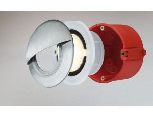 Oprawa ścienna SPECIAL LINE LED okrągła 1,4W 60lm 4000K IP65 230V poliwęglan / stal nierdzewna - image 2
