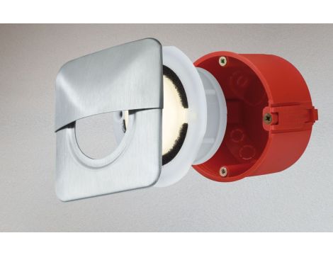 Oprawa ścienna SPECIAL LINE LED okrągła 1,4W 60lm 4000K IP65 230V poliwęglan / stal nierdzewna - 3