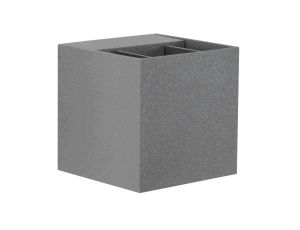 Oprawa elewacyjna CYBO LED 2x3,5W 2700K 2x355lm IP65 80x80mm 230V szary /aluminium - image 2