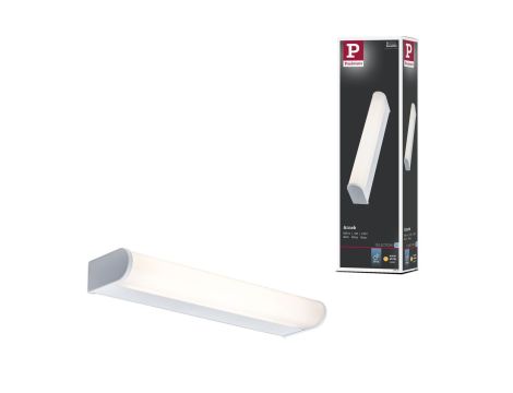 Oprawa ścienna ARNEB LED 9W 550lm 3000K IP44 230V biały / aluminium - 7