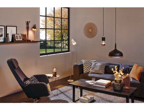 Lampa stołowa Neordic NEORDIN okrągła max.1x20W E27 230V marmur / biały - 3