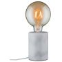 Lampa stołowa Neordic NEORDIN okrągła max.1x20W E27 230V marmur / biały - 2