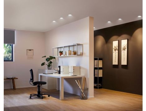 Oprawa do wbudowania NOVA PLUS LED DIM wychylna zestaw 3xGU10 7W 3x460lm 93mm 2700K IP65 230V biały mat - 3