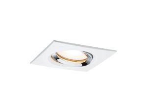 Oprawa do wbudowania NOVA PLUS LED DIM wychylna GU10 7W 460lm 93x93mm 2700K IP65 230V biały/ chrom mat