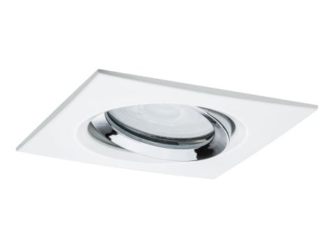 Oprawa do wbudowania NOVA PLUS LED DIM wychylna GU10 7W 460lm 93x93mm 2700K IP65 230V biały/ chrom mat - 4