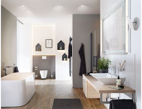 Oprawa do wbudowania NOVA PLUS LED DIM wychylna GU10 max.35W 93mm IP65 230V biały matowy / aluminium - 3