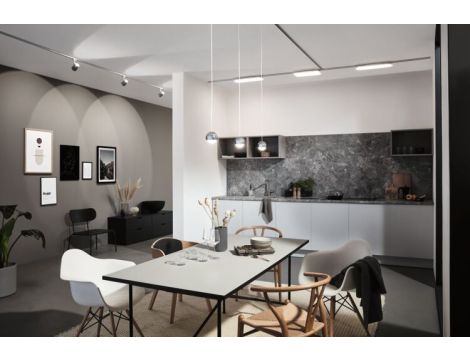 Oprawa zwieszana na szynoprzewód URail CAPSULE LED II DIM 6W 2700K  230V chrom matowy / metal - 7