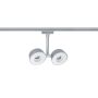 URail System Spot Double Pellet 2x4W Chrom Mat/Biały 230V - 4