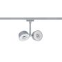 URail System Spot Double Pellet 2x4W Chrom Mat/Biały 230V - 5