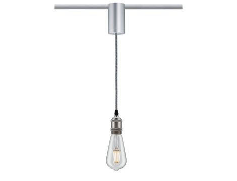 Adapter uniwersalny do szynoprzewodu URail max. 100W 230V chrom matowy/ metal - 2