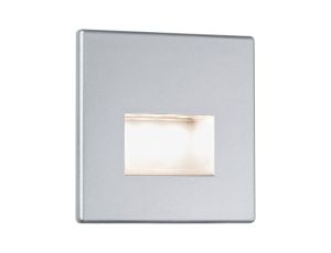 Oprawa przyschodowa EDGE LED kwadrat 1x1,2W 50lm 2700K 230V chrom matowy / tworzywo sztuczne