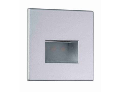 Oprawa przyschodowa EDGE LED kwadrat 1x1,2W 50lm 2700K 230V chrom matowy / tworzywo sztuczne - 4