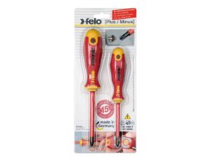 Zestaw dwóch wkrętaków FELO Ergonic VDE plus/minus Z1/Z2 - image 2