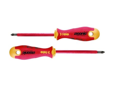 Zestaw dwóch wkrętaków FELO Ergonic VDE plus/minus Z1/Z2