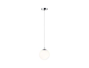 Lampa wisząca GLOBE E27 max. 20W IP44 E27 230V satynowe szkło / chrom - image 2