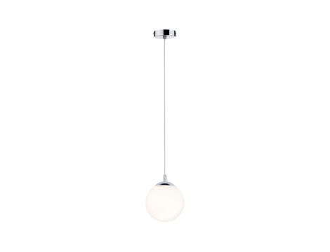 Lampa wisząca GLOBE E27 max. 20W IP44 E27 230V satynowe szkło / chrom - 2