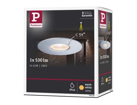 Oprawa wpuszczana punktowa HOUSE LED 4.4W 530lm 3000K IP44 230V  srebrny / metal - 3