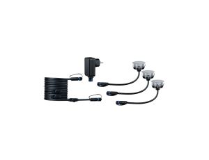 Oprawa wpuszczana Plug & Shine FLOOR ECO LED 3x2W 3000K IP67 24V srebrny / tworzywo sztuczne