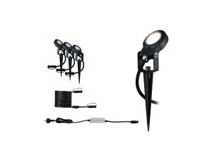 Zestaw opraw Plug & Shine STING 3x6W 3000K 520lm DIM IP67 24V antracyt / aluminum