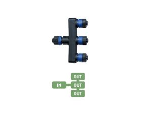 Rozdzielacz Plug & Shine 1in-3out IP68 czarny tworzywo sztuczne - image 2