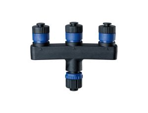Rozdzielacz Plug & Shine 1in-3out IP68 czarny tworzywo sztuczne