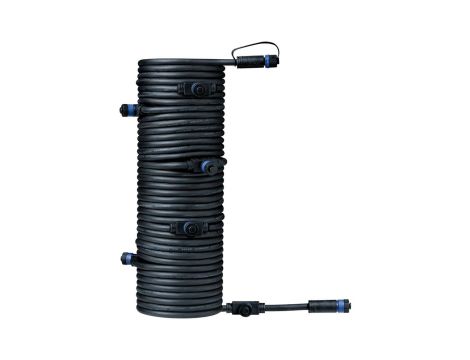 Przewód połączeniowy Plug & Shine 15m 1in-7out IP68 24V czarny tworzywo sztuczne - 2