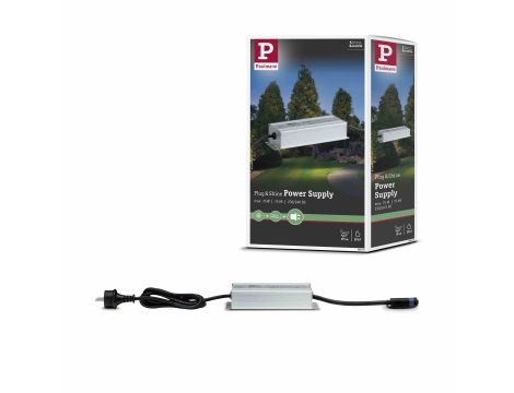 Transformator zewnętrzny Plug & Shine 75W 230/24V DC IP67 srebrny / aluminium - 6