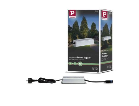 Transformator zewnętrzny Plug & Shine 150W 230/24V DC IP67 srebrny / aluminium - 6