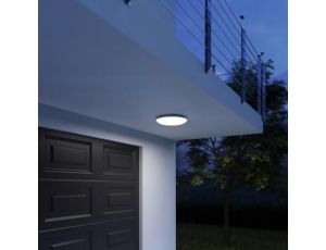 Oprawa sufitowa DL VARIO QUATTRO S PIR 9,8W LED 3000K 1000lm IP54 IK07z czujnikiem ruchu i zmierzchu 230V biała / tworzywo sztuczne - image 2