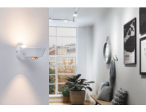 Oprawa ścienna SABIK LED DIM 13W 800lm/ 390lm 2700K  IP44 230V biały mat / tworzywo sztuczne - 9