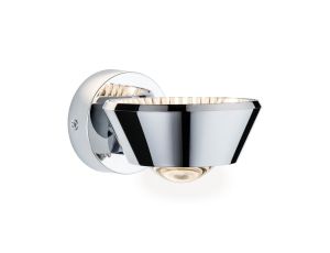 Oprawa ścienna SABIK LED DIM 13W 800lm/ 390lm 2700K  IP44 230V chrom / tworzywo sztuczne