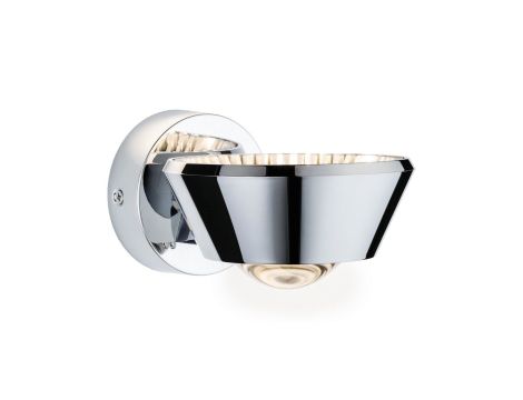 Oprawa ścienna SABIK LED DIM 13W 800lm/ 390lm 2700K  IP44 230V chrom / tworzywo sztuczne