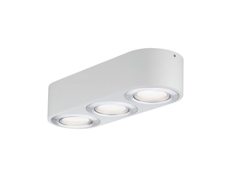 Oprawa sufitowa punktowa ARGUN LED DIM 3x4.2W 3x280lm 3000K 230V biały matowy / aluminium szczotkowane