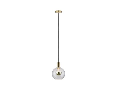 Lampa wisząca Neordic Esben max. 1x20W DIM E27 230V szkło/ mosiądz szczotkowany / metal