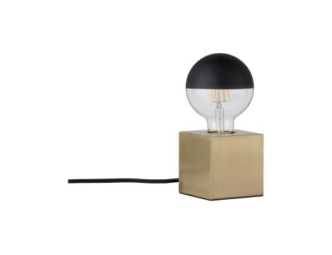 Lampa stołowa DILJA E27 max.1x20W 230V szczotkowany mosiądz / metal   - 2