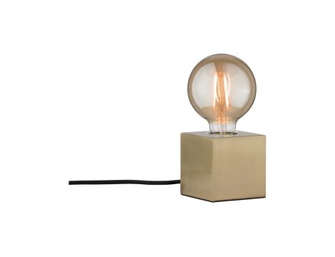 Lampa stołowa DILJA E27 max.1x20W 230V szczotkowany mosiądz / metal   - 6