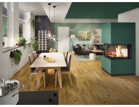 Lampa wisząca Neordic EDLA max.1x20W E27 230V szkło przydymione / korek - 5