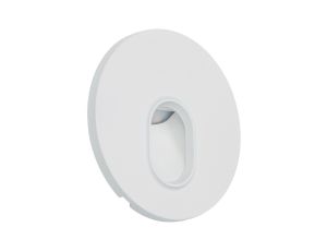 Oprawa przyschodowa WALL LED okrągła 1.1W 65 lm 2700K 230V biały / tworzywo sztuczne - image 2