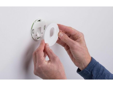 Oprawa przyschodowa WALL LED okrągła 1.1W 65 lm 2700K 230V biały / tworzywo sztuczne - 4