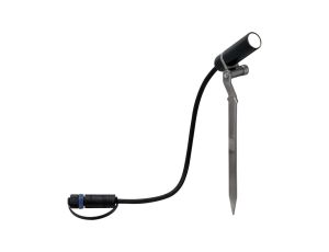 Zestaw opraw do rozbudowy Plug & Shine PLANTINI 3x2W 3000K IP65 24V antracyt / aluminium - image 2