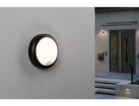 Oprawa elewacyjna LED 15W 350lm czujnik ruchu 3000K 230V antracyt / tworzywo sztuczne - 4