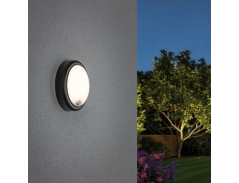 Oprawa elewacyjna LED 15W 350lm czujnik ruchu 3000K 230V antracyt / tworzywo sztuczne - 6