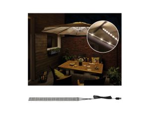 Zestaw oświetlenia Led do parasola ogrodowego USB LED STRIPE 4x40cm 4x30lm 3000K